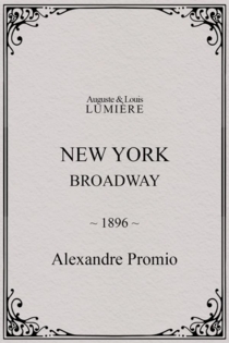New York, Broadway