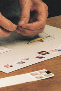 Sidney Felsen Decorates an Envelope