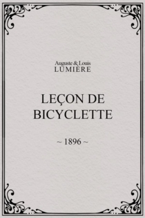 Leçon de bicyclette