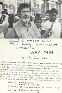 A Tribute to John Cage