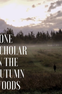 Lone Scholar in the Autumn Woods