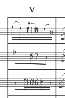 Anagrammatische Komposition mit Würfelspiel (nach W.A. Mozart, Klavier) für Sopransaxophon