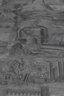 Restauro del mosaico del Nilo