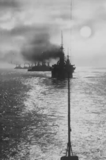 Warships at Sunset