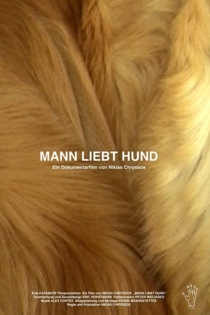 Mann liebt Hund