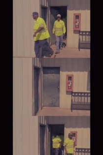 Workers Leaving the Job Site