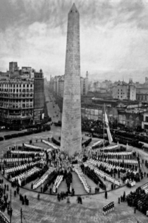 Así nació el obelisco