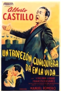 Un tropezón cualquiera da en la vida