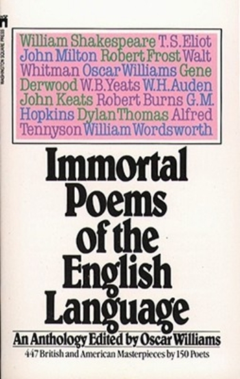 Book Immortal Poems of the English Language