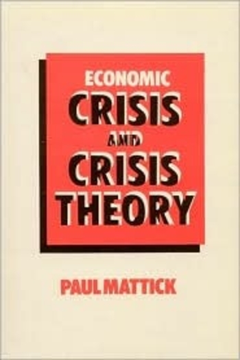 Economic Crisis And Crisis Theory