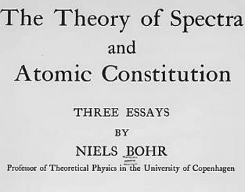 The Theory of Spectra and Atomic Constitution