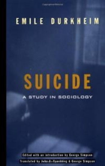 Suicide: A Study in Sociology
