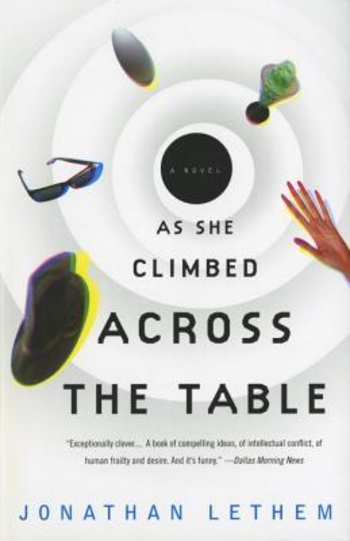 Book As She Climbed Across the Table