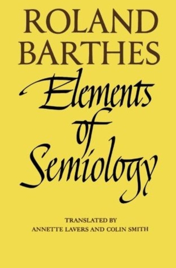 Book Elements of Semiology