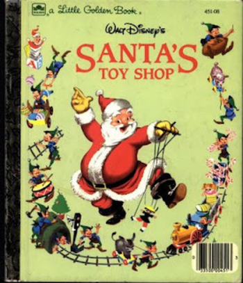 Walt Disney's Santa's Toy Shop (A Little Golden Book)