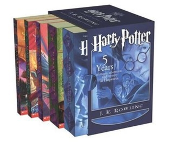 Book Harry Potter Boxed Set, Books 1-5 (Harry Potter, #1-5)