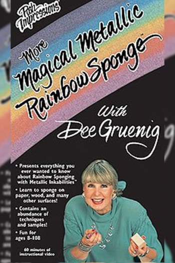 More Magical Metallic Rainbow Sponge