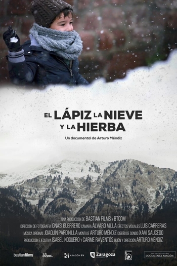 El lápiz, la nieve y la hierba