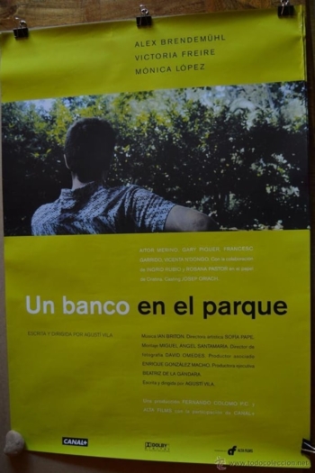 Un banco en el parque