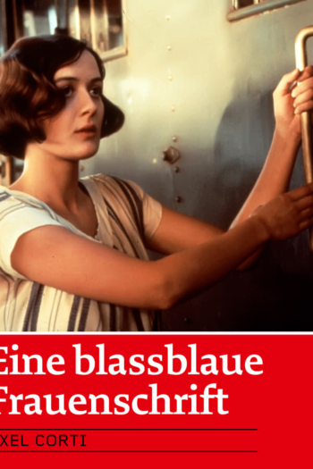 Eine blassblaue Frauenschrift