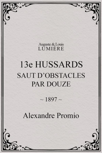 13e hussards : saut d’obstacles par douze