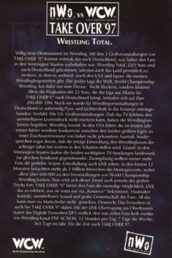 WCW vs. nWo Take Over 1997