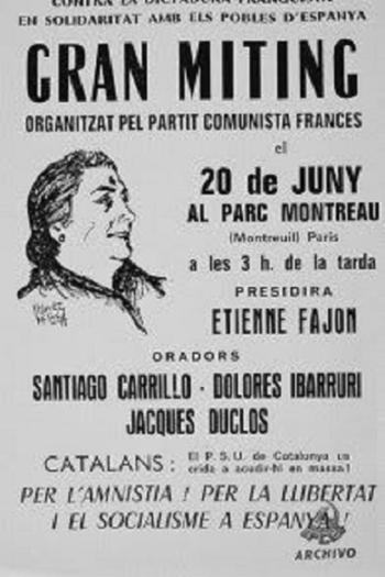 París, 20 de juny de 1971. Miting á Montreuil