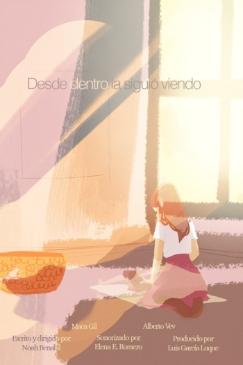 Desde dentro la siguió viendo