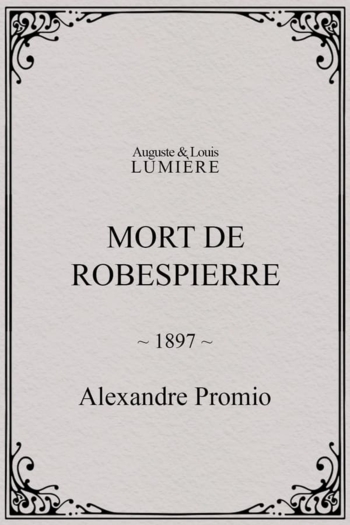 Mort de Robespierre