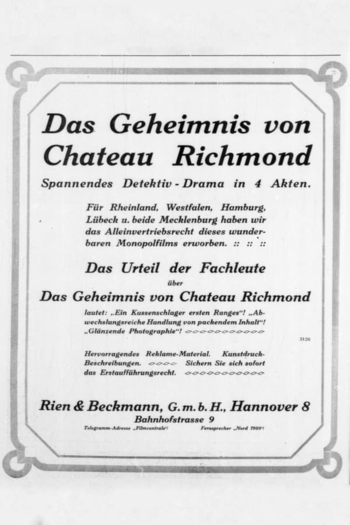 Das Geheimnis von Chateau Richmond