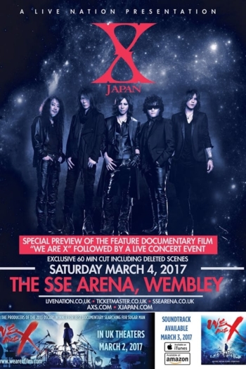 x japan live 2017 at the Wembley arena