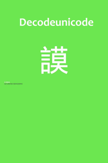 Decodeunicode: The Movie