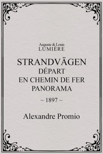 Saltsjöbaden : départ en chemin de fer, panorama