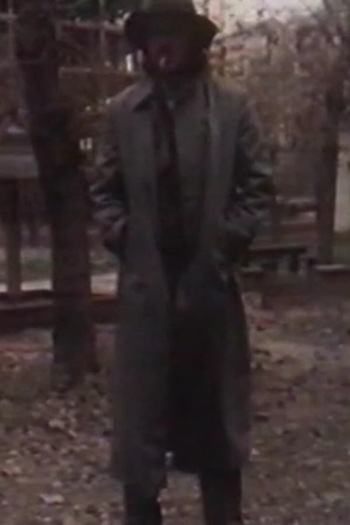 Silhouette in the window opposite