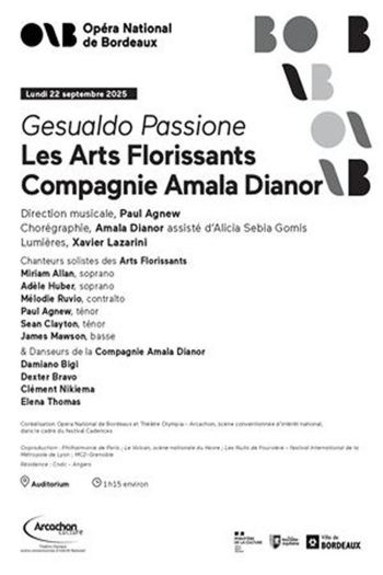 Amala Dianor and Les Arts Florissants: Gesualdo Passione @ Nuits de Fourvière 2026