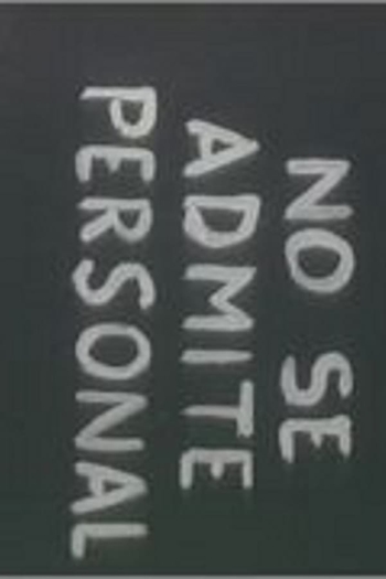 No se Admite Personal