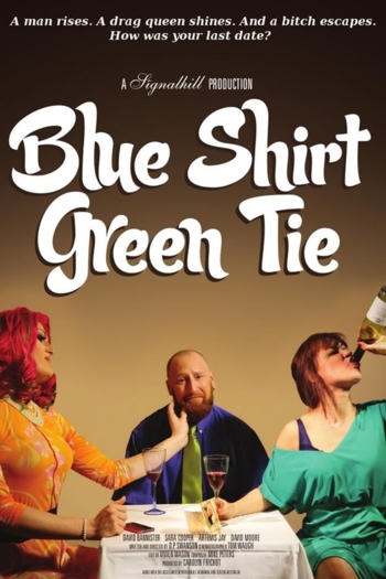 Blue Shirt Green Tie