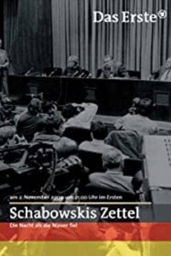 Schabowskis Zettel