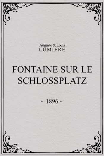 Fontaine sur le Schlossplatz