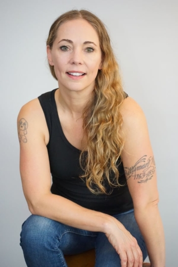 Actor Justine Priestley