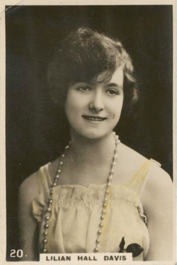 Actor Lillian Hall-Davis