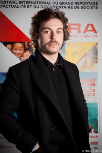 Film director Alban Teurlai